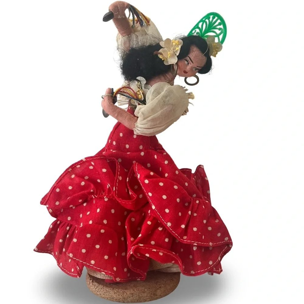 Vintage Made in Madrid Flamenco Dancer Figurine